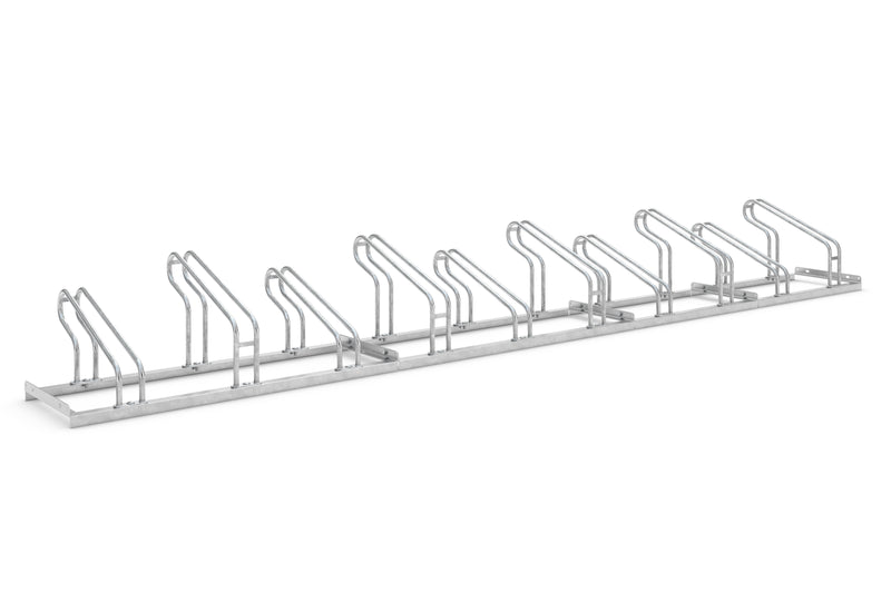 Bügelparker 2000 verzinkter Fahrradständer mit Hoch-/Tiefeinstellung