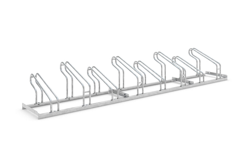 Bügelparker 2000 verzinkter Fahrradständer mit Hoch-/Tiefeinstellung