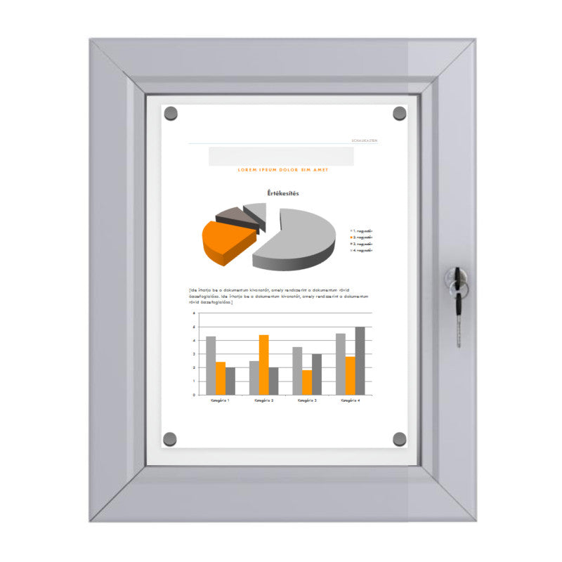 Schaukasten für außen 1 mal DIN A4