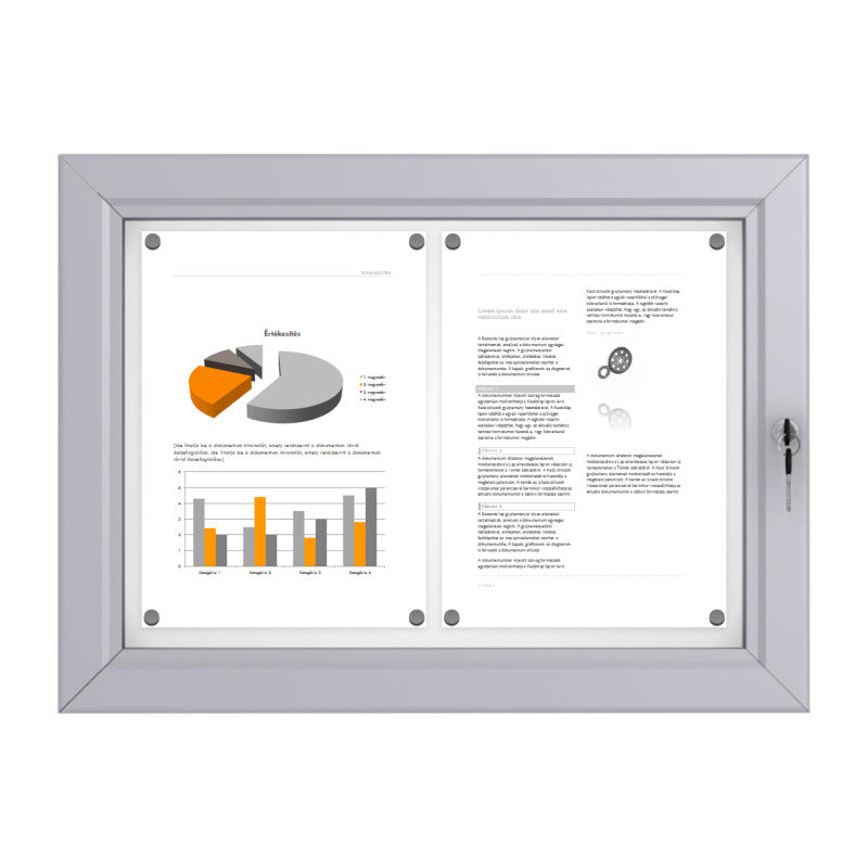 Schaukasten für außen 2 mal DIN A4