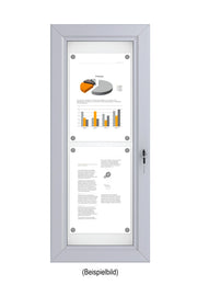 Schaukasten für außen in 2 mal DIN A4 in 1 mal 2