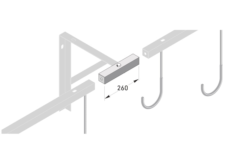 Verbindungselement für Hängeparker