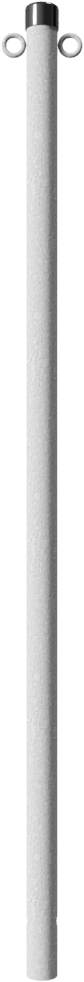 Absperrpfosten 2 Ösen