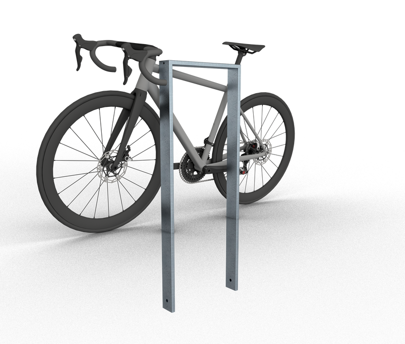 Anlehnbügel 80x 20 mm ohne Querholm