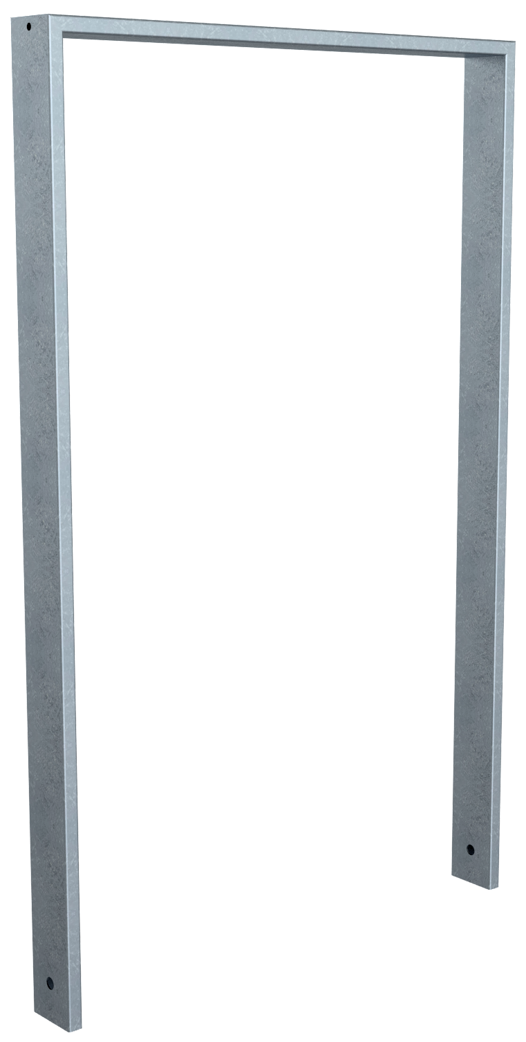 Anlehnbügel 80x 20 mm ohne Querholm