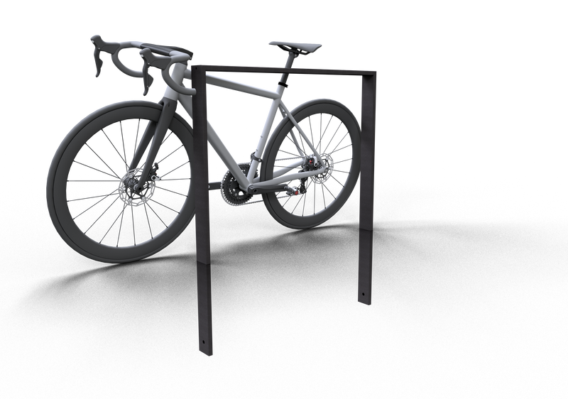 Anlehnbügel 80x 20 mm ohne Querholm