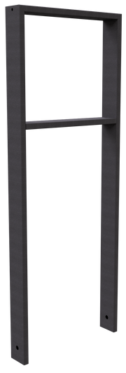 Anlehnbügel 80x 20 mm mit Querholm