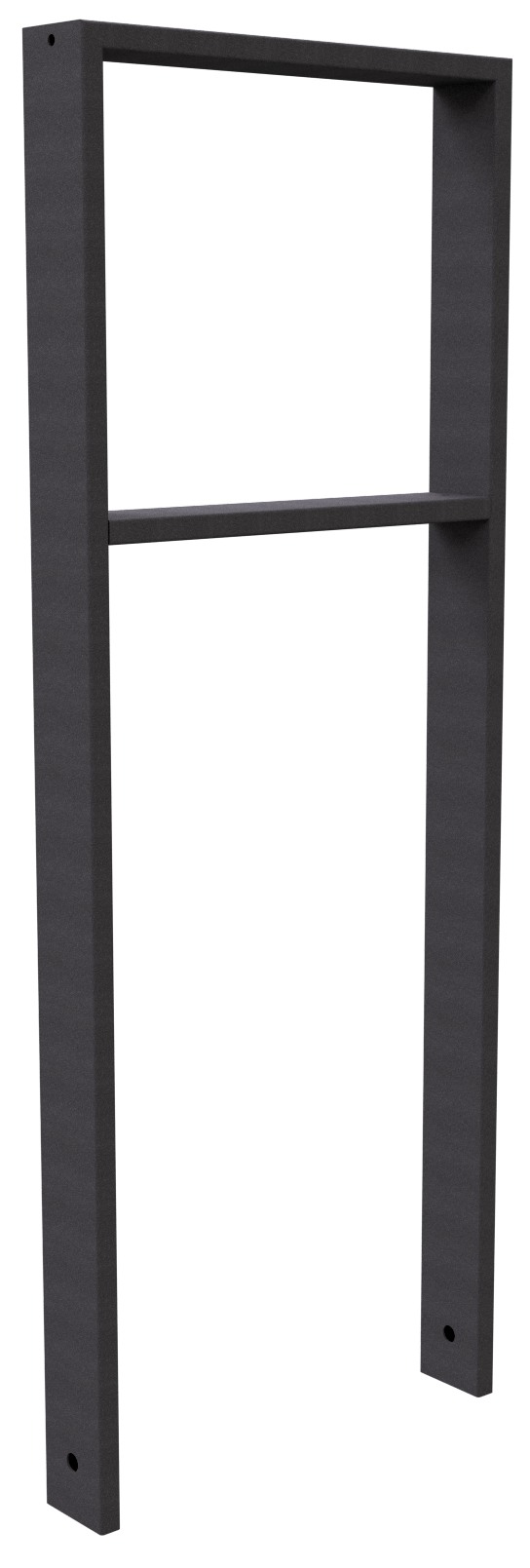 Anlehnbügel 80x 20 mm mit Querholm