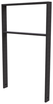 Anlehnbügel 80x 20 mm mit Querholm