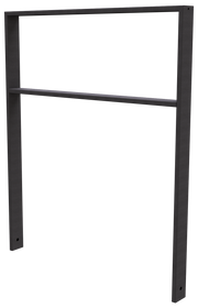 Anlehnbügel 80x 20 mm mit Querholm