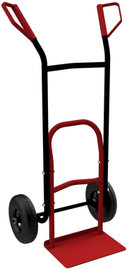 Sackarre Stahl Schwarz rot