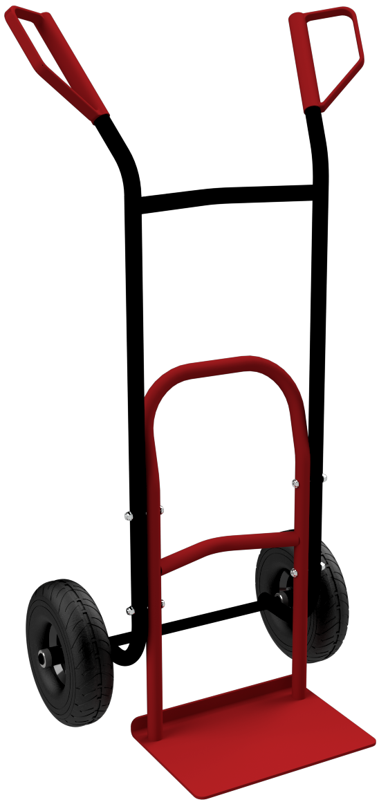 Sackarre Stahl Schwarz rot