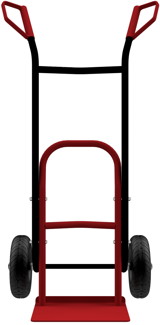 Sackarre Stahl Schwarz rot