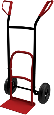 Sackarre Stahl Schwarz rot