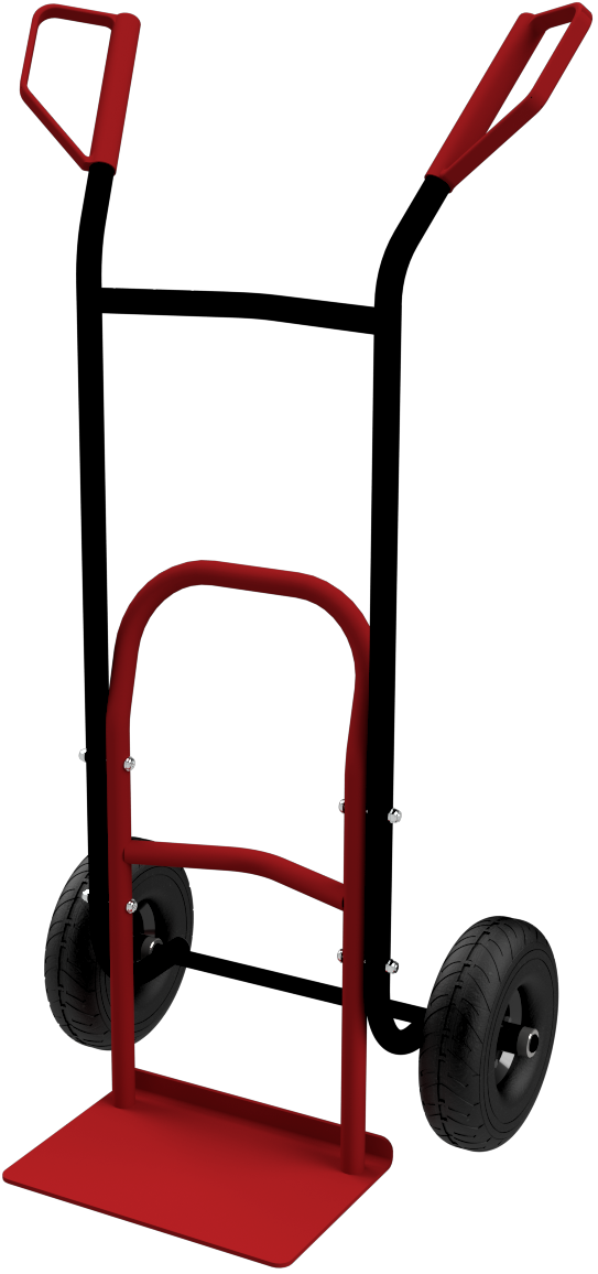 Sackarre Stahl Schwarz rot