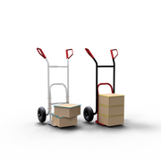 Sackkarre aus Stahl und aus Aluminium mit Paketen