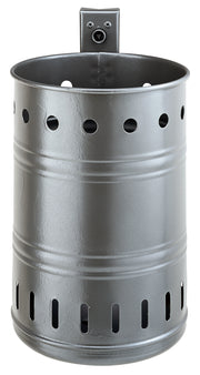 Rundabfallbehälter gelocht