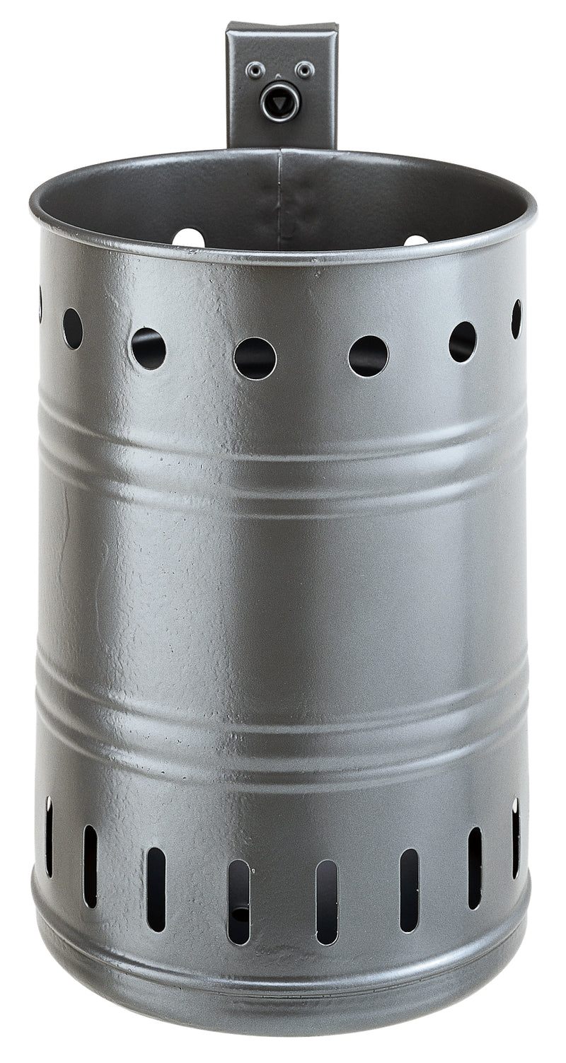 Rundabfallbehälter gelocht