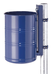 Rundabfallbehälter blau