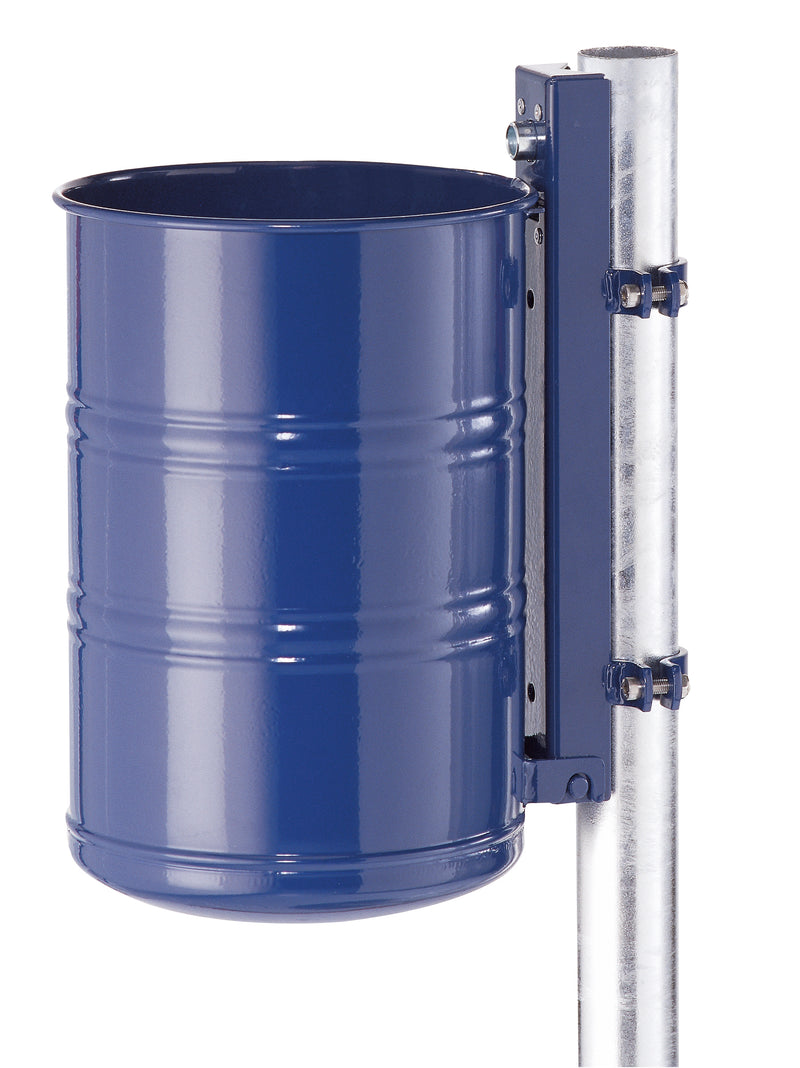 Rundabfallbehälter blau