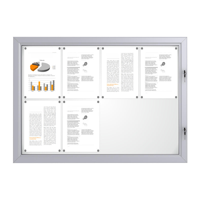 Schaukasten für außen 8 mal DIN A4