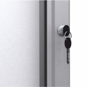 Profil Basic Schaukasten mit Schloss und Schlüssel