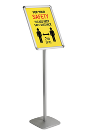 Infoständer Classic A3 mit Deko-Fuß Rondo