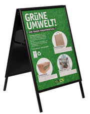 Kundenstopper Indoor schwarz