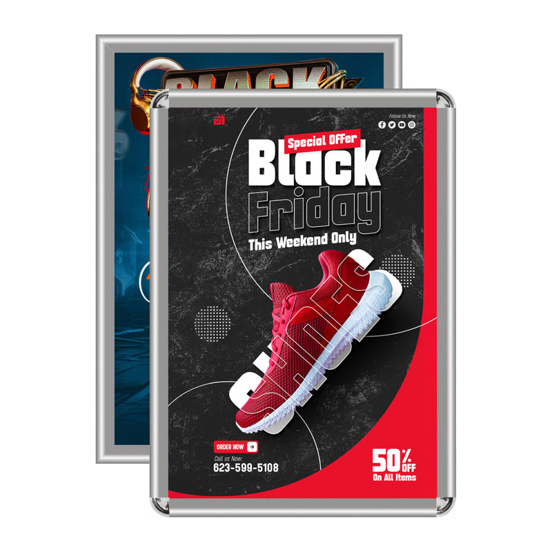 Klapprahmen 32mm Rondo- und Gehrungsecken