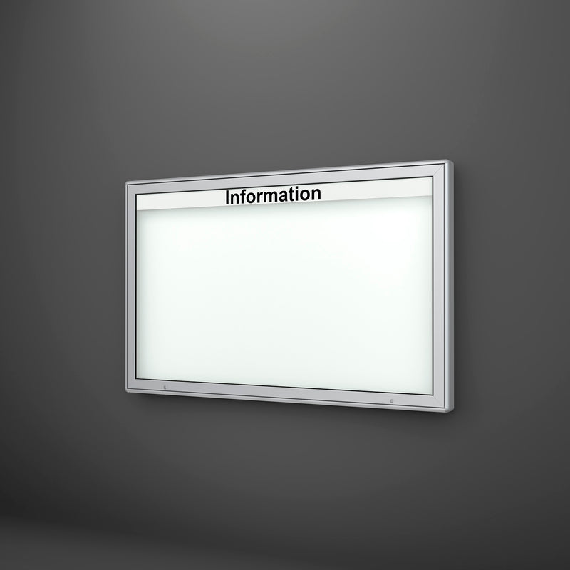 Outdoor Schaukasten Bautiefe 80 mm