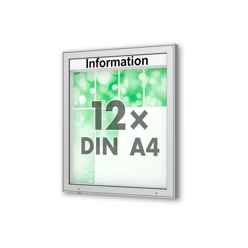 Wandschaukasten 12 x A4