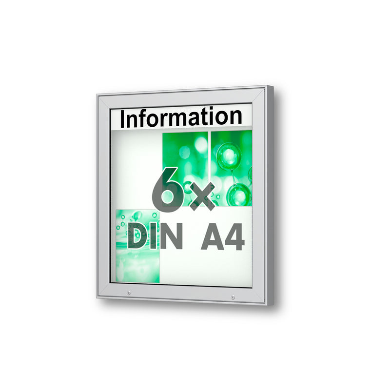 Wandschaukasten 6 x A4