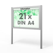 Schaukasten mit Ständer 21 x A4
