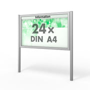 Schaukasten mit Ständer 24 x A4
