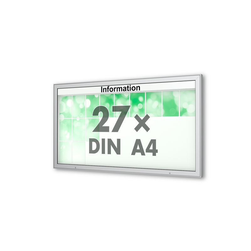 Wandschaukasten 27 x A4