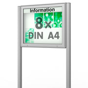 Schaukasten mit Ständern 8 x A4