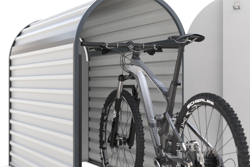Fahrradgarage BikeBox 3 mit Rad