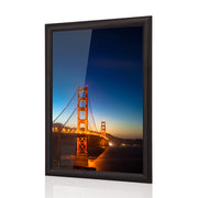 Klapprahmen schwarz matt