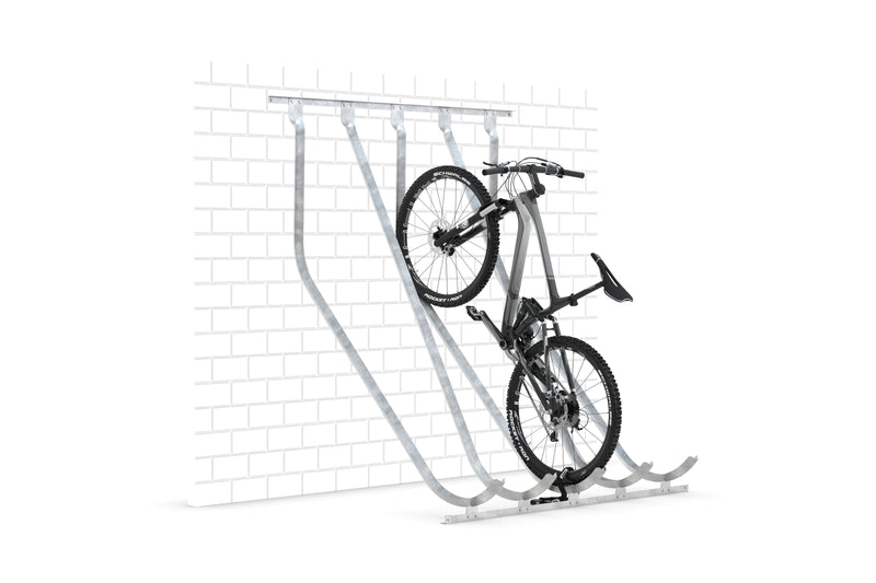 Schräghochparker Wandmontage