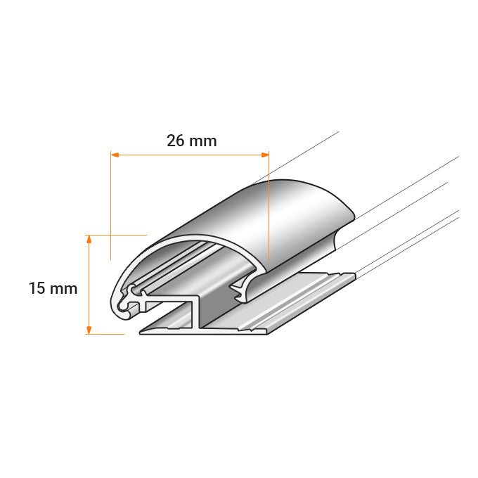 Türschilder 26 mm für Innen