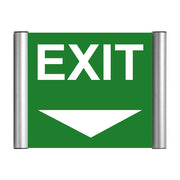 Türschild mit Exit